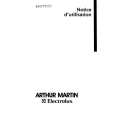 ARTHUR MARTIN ELECTROLUX ASF651W Owners Manual ARTHUR MARTIN ELECTROLUX ASF651W Owners Manual