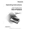PANASONIC KXP2023 Owners Manual PANASONIC KXP2023 Owners Manual