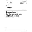 ZANUSSI EC28 Owners Manual ZANUSSI EC28 Owners Manual