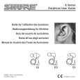 SHURE EARPHONE Owners Manual SHURE EARPHONE Owners Manual