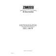 ZANUSSI ZEL160W Owners Manual ZANUSSI ZEL160W Owners Manual