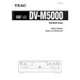 TEAC DV-M5000 Owners Manual TEAC DV-M5000 Owners Manual