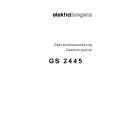 ELEKTRA BREGENZ GI2445C Owners Manual ELEKTRA BREGENZ GI2445C Owners Manual