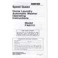 WHIRLPOOL FA6312 Owners Manual WHIRLPOOL FA6312 Owners Manual