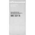 SENNHEISER MD 321 N Owners Manual SENNHEISER MD 321 N Owners Manual