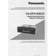 PANASONIC CQDPX105EUC Owners Manual PANASONIC CQDPX105EUC Owners Manual