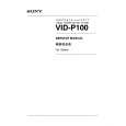 SONY VIDP100 Service Manual SONY VIDP100 Service Manual