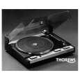 THORENS TD115 Owners Manual THORENS TD115 Owners Manual