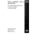 AEG LAV1105UW Owners Manual AEG LAV1105UW Owners Manual