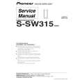 PIONEER S-SW315/XCN Service Manual PIONEER S-SW315/XCN Service Manual