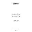 ZANUSSI ZDG32TX Owners Manual ZANUSSI ZDG32TX Owners Manual