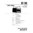 SONY ICF780 Service Manual SONY ICF780 Service Manual
