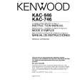 KENWOOD KAC846 Owners Manual KENWOOD KAC846 Owners Manual