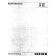 ZANKER CT2061 Owners Manual ZANKER CT2061 Owners Manual