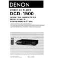 DENON DCD1500 Owners Manual DENON DCD1500 Owners Manual
