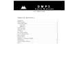 M-AUDIO DMP3 Owners Manual M-AUDIO DMP3 Owners Manual