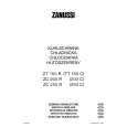 ZANUSSI ZC 255 R Owners Manual ZANUSSI ZC 255 R Owners Manual