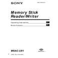 SONY MSAC-US1 Owners Manual SONY MSAC-US1 Owners Manual
