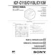 SONY ICFC113 Service Manual SONY ICFC113 Service Manual