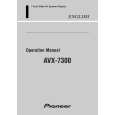 PIONEER AVX-7300/ES Owners Manual PIONEER AVX-7300/ES Owners Manual