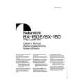 NAKAMICHI BX150 Owners Manual NAKAMICHI BX150 Owners Manual