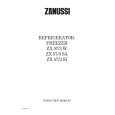 ZANUSSI ZX57/3SA Owners Manual ZANUSSI ZX57/3SA Owners Manual