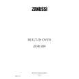 ZANUSSI ZOB889SW Owners Manual ZANUSSI ZOB889SW Owners Manual