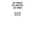 ZANUSSI ZSC542TSC Owners Manual ZANUSSI ZSC542TSC Owners Manual