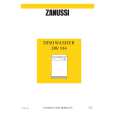 ZANUSSI DW914W Owners Manual ZANUSSI DW914W Owners Manual