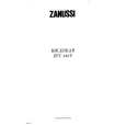 ZANUSSI ZFC144T Owners Manual ZANUSSI ZFC144T Owners Manual