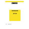 ZANUSSI ZDF200 Owners Manual ZANUSSI ZDF200 Owners Manual