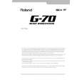 ROLAND G-70 Owners Manual ROLAND G-70 Owners Manual