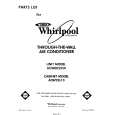 WHIRLPOOL ACW082XS0 Parts Catalog WHIRLPOOL ACW082XS0 Parts Catalog