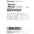 PIONEER XV-HTD7/DDRXJ Service Manual PIONEER XV-HTD7/DDRXJ Service Manual