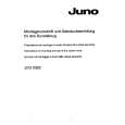 JUNO-ELECTROLUX JDU2322B Owners Manual JUNO-ELECTROLUX JDU2322B Owners Manual