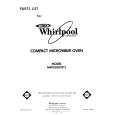 WHIRLPOOL MW3500XP2 Parts Catalog WHIRLPOOL MW3500XP2 Parts Catalog