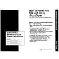 WHIRLPOOL 3LGR5434BN1 Installation Manual WHIRLPOOL 3LGR5434BN1 Installation Manual