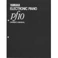 YAMAHA pf10 Owners Manual YAMAHA pf10 Owners Manual