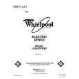 WHIRLPOOL LE4440XWW1 Parts Catalog WHIRLPOOL LE4440XWW1 Parts Catalog
