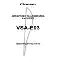 PIONEER VSA-E03/HVXJI Owners Manual PIONEER VSA-E03/HVXJI Owners Manual