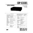 SONY CDPX333ES Service Manual SONY CDPX333ES Service Manual