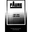 FAURE LSI122 Owners Manual FAURE LSI122 Owners Manual