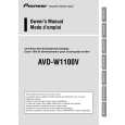 PIONEER AVD-W1100V Owners Manual PIONEER AVD-W1100V Owners Manual