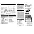 SONY ICF-CS970 Owners Manual SONY ICF-CS970 Owners Manual