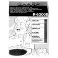 SHARP R6000E Owners Manual SHARP R6000E Owners Manual