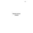 ARTHUR MARTIN ELECTROLUX TE0016N Owners Manual ARTHUR MARTIN ELECTROLUX TE0016N Owners Manual
