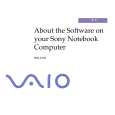 SONY PCG-C1VE VAIO Software Manual SONY PCG-C1VE VAIO Software Manual