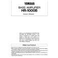 YAMAHA HR-1000B Owners Manual YAMAHA HR-1000B Owners Manual