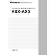 PIONEER VSX-AX3-G/NKXJI Owners Manual PIONEER VSX-AX3-G/NKXJI Owners Manual