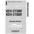 PIONEER KEH-2700R Owners Manual PIONEER KEH-2700R Owners Manual